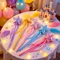 thumbnail image 4 of PLJFXXM Crystal Metal Star Fairy Wand with Ribbon for Girls Halloween Decorations(5Pcs), 4 of 9
