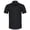 Black, variant on Men's Cuban Guayabera Shirt Short Sleeve Button Up Cotton Linen Shirt for Beach Casual Wear