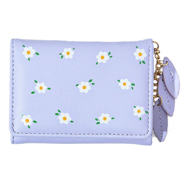 Carteras pequeñas de piel sintética para mujer: tarjetero compacto para mujer, regalo de vacaciones para ella