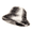 EP68_Gray, variant on Women and Men Winter Furry Bucket Hat Deer Spotted Pattern Faux Fur Plush Fisherman Cap Thick Warm Wide Brim Fashion Hat for Daily & Outdoor Wear Gray One Size