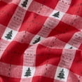 thumbnail image 3 of Elrene Home Fashions Sherwood Tree Dobby Cotton Rectangle Tablecloth, Red, 60" x 102" Rectangle, 3 of 3