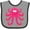 Heather and Black, variant on Inktastic Octopus Sea Creature Pink Girls Girls Baby Bib
