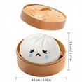 thumbnail image 2 of Yippzo 3.35 Inch Rainbow Mystery Squishy Bun, Giant Mystery Dumpling Squishy, Colorful Jumbo Dumpling Stress Ball, Anxiety Relief Fidget with Steamer Box, 2 of 8