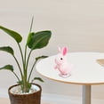 thumbnail image 2 of White Interactive Wind Up Bunny Plush Toy With Moving Tail Sound Effects Soft Stuffed Animal For Children 3 Years And Up No Battery Needed Easter Gift Kids, 2 of 8