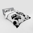 thumbnail image 3 of Sports Duvet Cover Set, Grungy American Football Image International Team World Cup Kick Play Speed Victory, Bedding Set with Shams and Fitted Sheet, 3 Sizes, by Ambesonne, 3 of 3