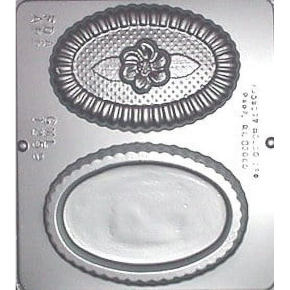 1259 Oval Box with Cover Chocolate Candy Mold