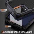 thumbnail image 3 of Nalacover Samsung Galaxy A12 5G Case, Heavy Duty 3 in 1 Rugged Shockproof Rugged Silicone Hybrid Hard PC Soft TPU Bumper Camera Raised Drop Protective Girls Women Boy Men Phone Covers, Gray, 3 of 8