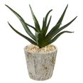 thumbnail image 1 of Nearly Natural 8656 16 in. Aloe Artificial Plant in Weathered Planter, 1 of 1