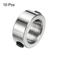 thumbnail image 3 of Uxcell 10 Pack Set Screw Collars 10mm Bore Stainless Steel Shaft Collar 15mm OD 6mm Width, 3 of 5