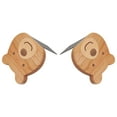 thumbnail image 4 of MasteelfCA 2pcs Cartoon Bear Shaped Bookends Wooden Book Stands Creative Bookends, 4 of 8