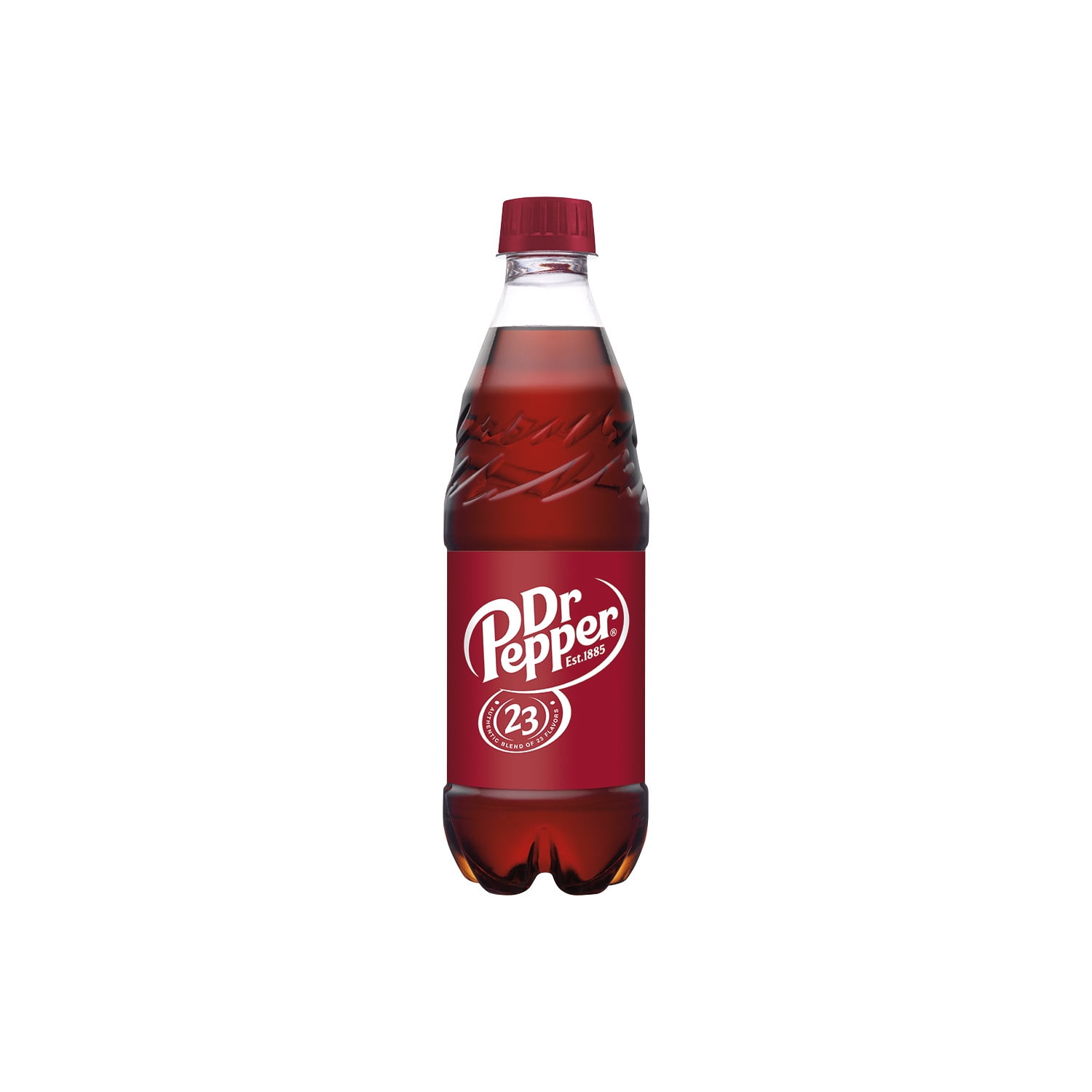 Dr Pepper Soda Pop, 16.9 fl oz, 12 Pack Bottles