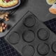 thumbnail image 4 of Silicone Hamburger Bread Forms Perforated Molds Non Stick Baking Sheets Fit Half Pan Size, 4 of 5