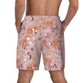 thumbnail image 2 of Lsque Mens Swim Trunks Beautiful Fox Pattern - Bathing Suit Compression Liner - Beach Swim Shorts Swimwear - (S-3XL) - Stretch Quick Dry -Large, 2 of 9