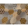 thumbnail image 5 of oneOone Viscose Jersey Tan Fabric Geometric Fabric For Sewing Printed Craft Fabric By The Yard 60 Inch Wide, 5 of 7