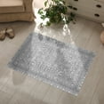 thumbnail image 2 of GelPro NeverMove Machine Washable Bella Area Rug, 3x5, Grey, 2 of 5