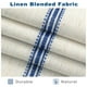 thumbnail image 5 of Cortinas opacas DriftAway Farmhouse, mezcla de lino, 214 cm, azul marino, 5 of 9