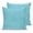 Aqua, Teal, Cyan, variant on Pillow Covers 24x24 Set of 2, Mint Green Throw Pillow Covers Decorative Couch Cushion Cover, Farmhouse Vintage Teal Solid Color Modern Microfiber Soft Square Pillowcases for Bedroom Living Room Sofa