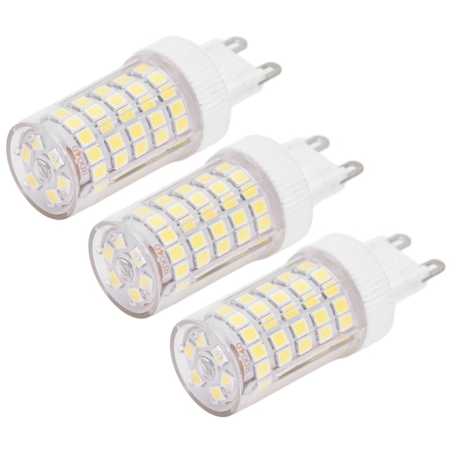 Bombilla de cerámica BuyWeek 3 piezas lámpara LED G9 Bombilla de luz diseño exquisito