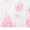 thumbnail image 2 of Princess Sheer Kids Drape, 38" x 63", Pink and White, Disney, 2 of 5