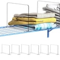thumbnail image 5 of Home 4 Pack Acrylic Shelf Dividers for Closet Organization, 5 of 5