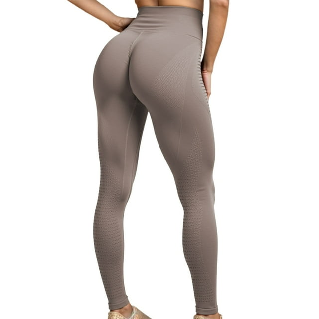 HUITKMM Women Yoga Pants High Performance Yoga Pants for Running and Fitness Workout with Tight Design and Textured Details Versatile Athletic Wear for