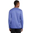 thumbnail image 2 of Sport-Tek ®  Long Sleeve Heather Contender   Tee. St360ls L True Royal Heather, 2 of 3