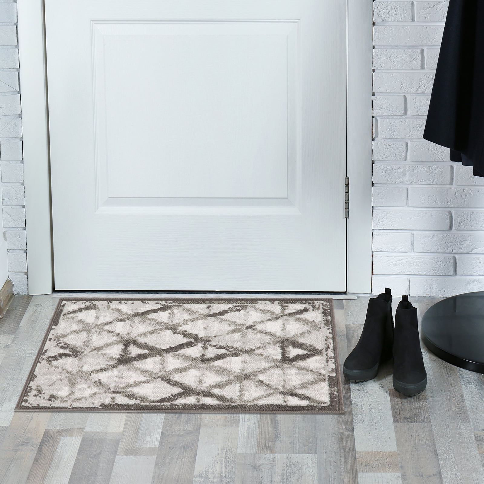 Woven Trends Modern Contemporary 3-Piece Rug Set, 5x7 Area Rug, 2x5 Runner Rug, 2x3 Accent Mat, Livingroom, Bedroom, Entryway, Durable and Stain Resistant, Gray