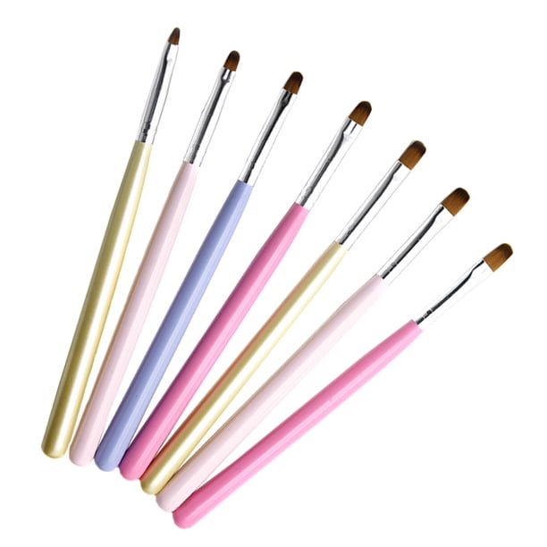 8 pinceles para decoración de uñas, pinceles para gel de extensión de uñas, pinceles para delineador de uñas
