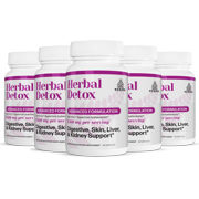TURNER Milk Thistle Herbal Detox Cleanse Supplement For Liver & Kidney Health, 5 Bottles, 450 Capsules