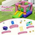 thumbnail image 4 of Costway Inflatable Bouncy Castle with Jumping Area Slide & Basketball Game Blower Excluded, 4 of 10