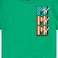 thumbnail image 3 of MTV Logo - American Flag - Toddler And Youth Short Sleeve Graphic T-Shirt, 3 of 5