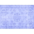 thumbnail image 1 of Ahgly Company Machine Washable Indoor Rectangle Abstract Blue Contemporary Area Rugs, 7' x 10', 1 of 4
