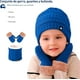 thumbnail image 3 of Juego de Gorro, Bufanda y Guantes de Invierno Bluelander, a Prueba de Viento, Azul, 3 of 4