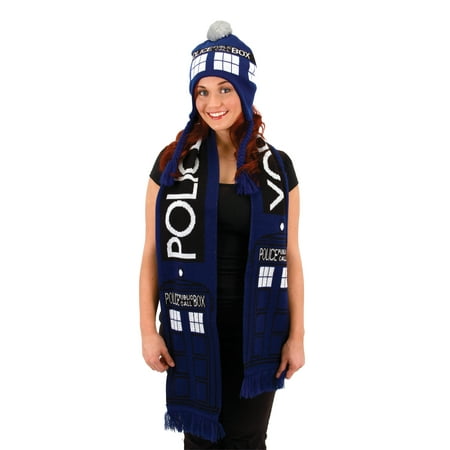 Dr. Who Tardis Scarf Adult Halloween Accessory