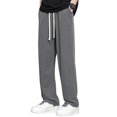 thumbnail image 4 of Warm and Comfortable Men's Korean Style Waffle Track Pants for All Seasons, 4 of 10