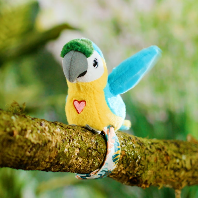 Happy Yappers, Birds 2 Pack, Cockatoo & Blue Parrot, Interactive