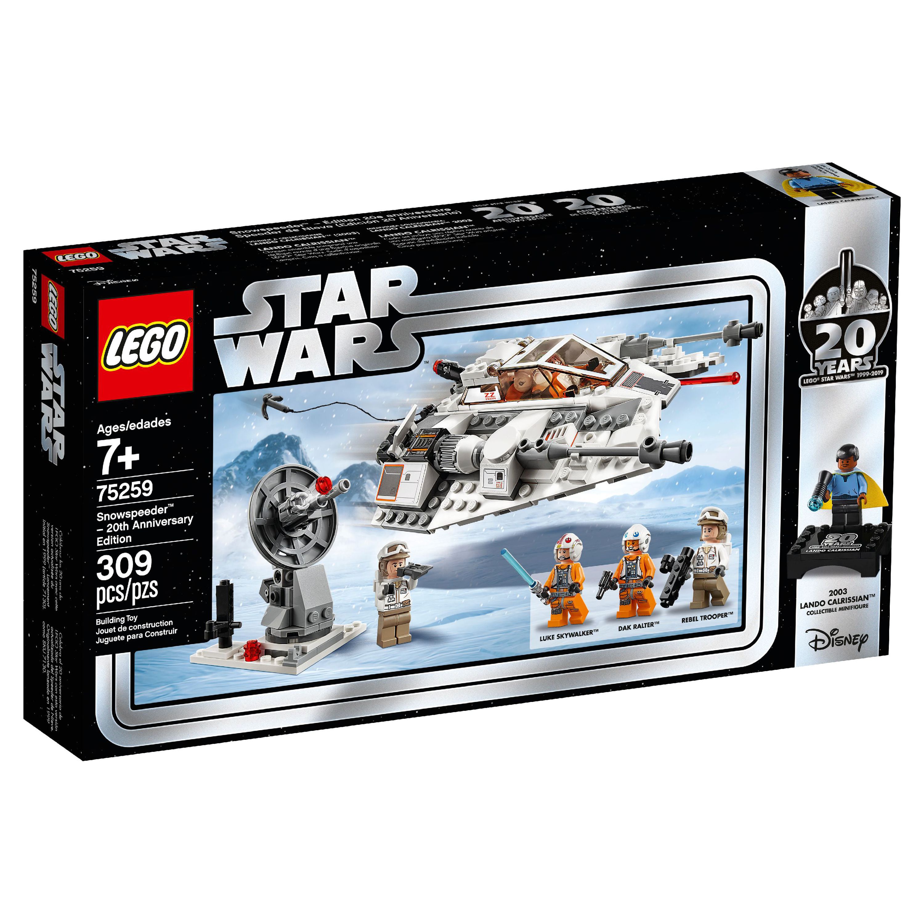 LEGO Star Wars 20th Anniversary Edition Snowspeeder Vehicle Model 75259 - image 5 of 8