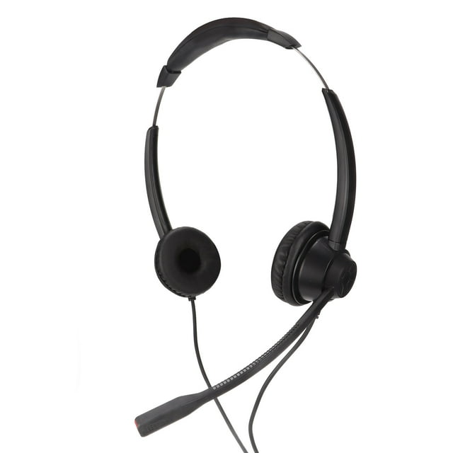 Auriculares RJ9 Bling Bling Auriculares de negocios con cancelación de ruido y ajuste de volumen del micrófono