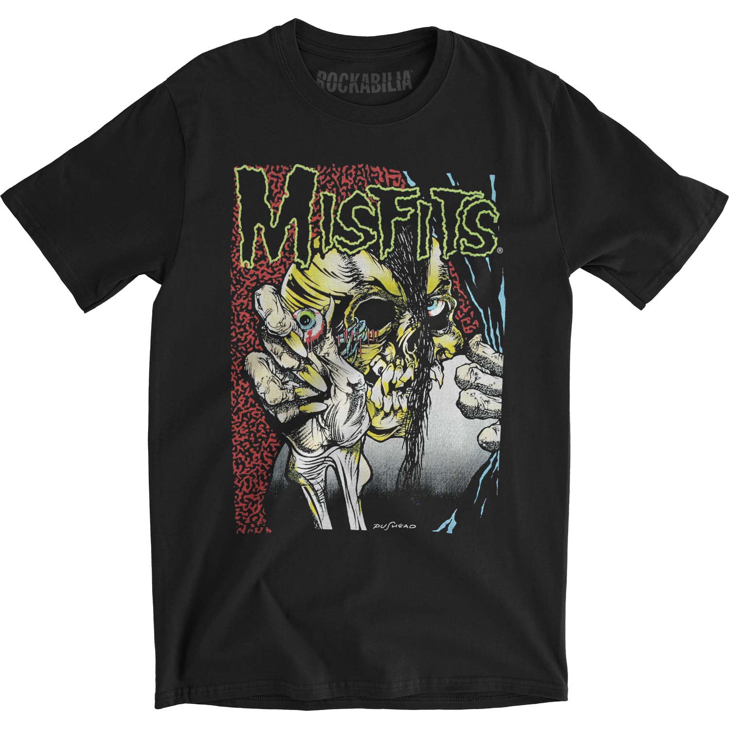 Misfits - Misfits Men's Eyeball Graphic Tee Slim Fit T-shirt Black ...