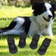 thumbnail image 3 of EeaseMX 4 botas de invierno cálidas para perros, impermeables, antideslizantes, reflectantes y de seguridad nocturna, para perros pequeños y grandes (negro), 3 of 8