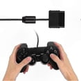 thumbnail image 4 of Dual Motor Wired Game Controller for PS2 Console with Enhanced Sensitivity and Precision, 4 of 5