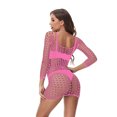 thumbnail image 4 of Lencería sexy para mujer Mallas Malla sin costuras Chemise Ahueca hacia fuera Babydoll Vestido Ropa de dormir Ropa de dormir Fridja  nalpqowj39030, 4 of 5