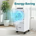 thumbnail image 4 of CAYNEL Evaporative Air Cooler, Portable Air Conditioners w/7H Timer for Auto-Off,1.85-Gal Tank Windowless Air Conditioner,Swamp Cooler Air Conditioner for Room Bedroom Outdoor Indoor, 4 of 5