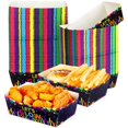 thumbnail image 1 of Bandejas para servir comida Neon Glow Junkin, 50 unidades, para fiestas, 1 of 6