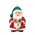 thumbnail image 3 of Cute Santa Claus Acrylic Christmas Ornaments Decorations, Xmas Hanging Tree Pendants, Seasonal Indoor Outdoor Decor for Christmas Tree Mantel Window Wall, 3 of 7