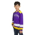 thumbnail image 2 of Dogg Supply by Snoop Dogg Boys' Long Sleeve V-Neck Mesh Hockey Jersey, Sizes 4-18, 2 of 4