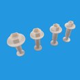 thumbnail image 2 of ruzhgo 4pcs Hexagon Shaped Plastic Biscuits Spring Cutting mould mould hexagon pattern hexagon pattern Dies Geometric Cake Baking Utensils Molds Mould, 2 of 9