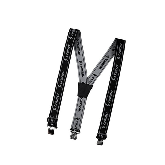 Tirantes de motocicleta con clip ajustables, color negro Negro m