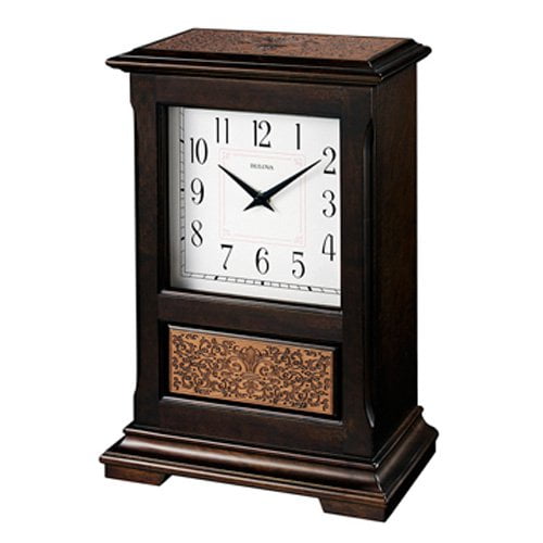 Bulova St Louis Chiming Mantel Clock Walmart Com Walmart Com