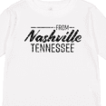 thumbnail image 4 of Inktastic From Nashville, Tennessee- State Capital Distressed Text Boys or Girls Long Sleeve Toddler T-Shirt, 4 of 5